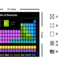 Periodic Table Of Elements Poster For Science Nerds Classroom Decor Unframed 8x10 Print Great Gift For Students And Teachers Perfect Wall Art For Dorm Library Or Home Office.