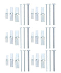 Heavy Duty Toggle Bolt Kit For Drywall With Carbon Steel Wall Anchors And Wing Nuts 48 Piece Designed For Hollow Walls Stability