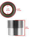Primary Clutch One Way Needle Bearing Badass Heavy Duty Fits Polaris Sportsman 500 1998 To 2004 Oem Replacement Part Number 1520231 dimensions 1.29 inch and 2.04 inch.