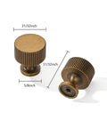 Antique Brass Cabinet Knobs 1 Inch Solid Finish 25mm Drawer Pulls Set Of 10 For Cabinets And Drawers Kitchen Hardware with measurements