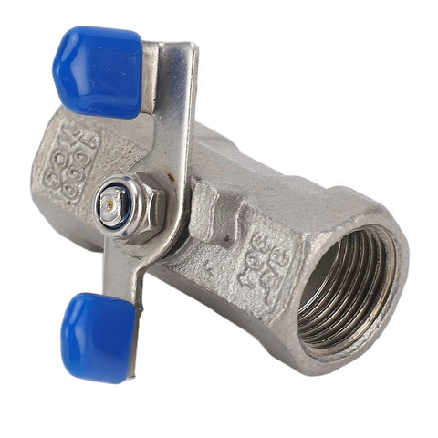 3/8 Inch Full Port Stainless Steel Ball Valve Featuring A Workhorse Grade Crush Proof Body for easy water and gas flow.