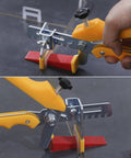 Using Pro Grade Tile Leveling System Kit With 1200 Clips And 400 Reusable Wedges, Includes Tile Plier, One Sixteenth Inch Gap Spacers, DIY Tile Kit For Ceramic Tile And Stone Installations on tiles