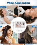 10.2 Inch Skin And Hair Analyzer Pro Grade Gear in use at beauty center, head spa, home, and hair salon for scalp analysis.