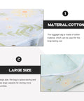 Level Up Your Storage With This Heavy Duty Cotton Quilt Bag featuring floral design and large size for bedding organization.