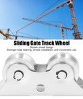 Groove Wheel V Shaped Detachable Track Gate Wheels With Double Bearing Caster And Bracket Made Of 45 Steel Heavy Duty Rigid