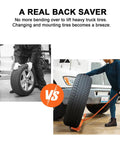 Built Like A Tank Heavy Duty Tire Dolly With 350 Lbs Capacity And Industrial Grade Steel Frame featuring smooth swivel casters for easy tire handling.