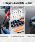 Premium Multi-Size Bumper Retainer Clips For Porsche Cayenne Turbo GT Plus Dedicated Removal Tool With Flexible Nylon And Clear Storage Box For Easy Daily Auto Body Panel Fixes And Super Fast Installation, 240 pcs