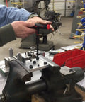 Using Power-T Handle Hex Key Set, 11 Piece Allen Wrench Kit With SAE Inch Sizes 5/64 Through 3/8, 9 Inch Series on machinery.