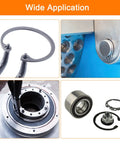 50 Pcs 16.6mm Inner Retaining Ring Circlip 304 Stainless Steel Snap Rings C Clips GB893 installed in machinery setup