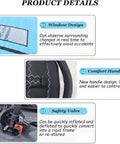Close-up of Portable Windsurfing Inflatable Wing Handheld Wing Foil Kite Surfing Inflatable Wing With Window details with handle and valve.