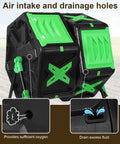 Heavy Duty Dual Chamber Rotating Compost Bin With 360 Degree Tumbling System And Sliding Doors No Fuss Setup Tumbler