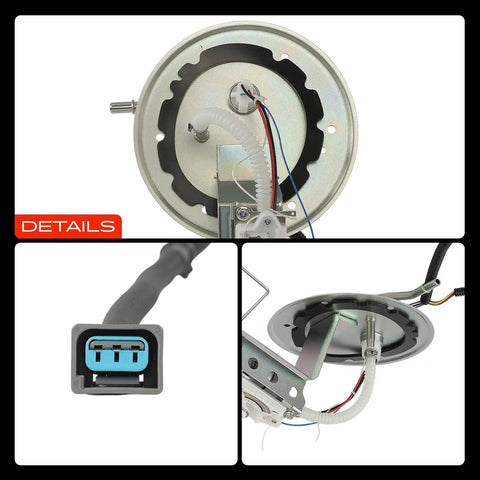 Close-up view of Heavy Duty Electric Fuel Pump Assembly Street Tested Drop Right In For Ford Crown Victoria Lincoln Town Car.