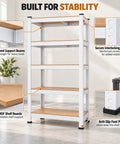 Top Shelf Heavy Duty Storage Shelves showcasing thick MDF boards and a rock solid steel frame designed for workshop stability.
