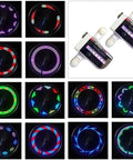 Waterproof LED Spoke Lights For Bikes Two Pack, Ultra Bright RGB Wheel Lights With 30 Changeable Patterns