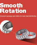 Multi Purpose Driveline Bearing For Jaguar And Mercedes Truck Models detailed view showing crowned rollers for smooth rotation.