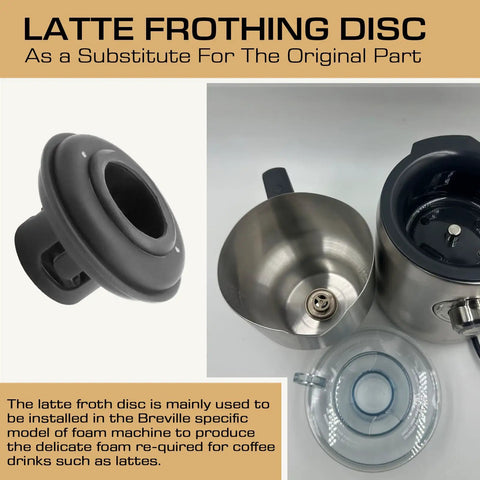 Latte Frothing Disc Replacement For Breville Milk Cafe Delivers Cafe Style Lattes At Home With Rich Microfoam Milk Frother Plate