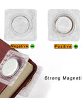 Legit Heavy Duty Magnetic Snaps, Zero Hassle Sew In Hideaway Closures For Crafts And Diy Gear, Rock Solid Pvc Covered Fasteners, two snaps on a book.