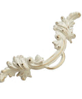 2.5 Inch Center To Center Shabby Chic Pull Handle Cream White With Gold Accent For Dresser Drawer Kitchen Cabinet Zinc Alloy Furniture Hardware 64 mm Hole Spacing Home Renovation Upgrade close-up view