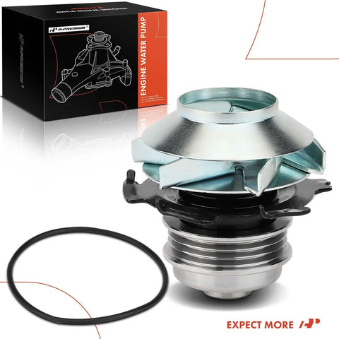 Drop In Engine Water Pump With Gasket And Pulley For Cadillac DeVille 1995 2005 Eldorado 1995 2002 Seville 1995 2004