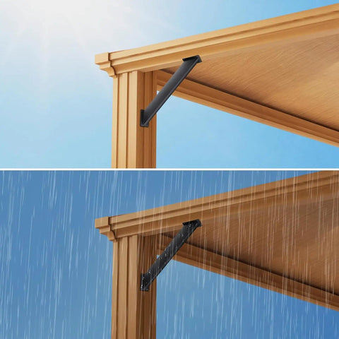 45 Degree Angle Support Bracket For Pergolas And Timber Structures Heavy Duty Connector Kit Built To Last No Fuss Bracing For Gazebos Treehouses Cabins And Patios 4 Pieces