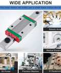 Premium Quality MGN12 Linear Guide Rail System 300Mm with heavy duty bearing for various motion applications.