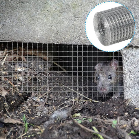 Sturdy Galvanized Hardware Cloth Wire Mesh Roll 4In X 20Ft Chicken Wire Fence For Garden Fencing, animal behind mesh