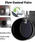 Pro Grade Solder Fume Extractor Arm for Electronics Assembly and Woodworking with adjustable airflow valve images