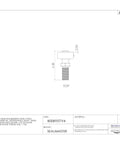 Garage-Tested Three-Piece Spherical Rod End Bearing With Right Angle Y-Stud showing measurements and dimensions.