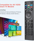 Universal Remote Replacement For Smart TVs XRT136 XRT260 XRT270 D E M P V PX Series beside VIZIO TVs