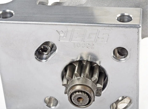 Lightweight High Torque Starter For Small Block And Big Block Chevy Engines With 168 Tooth Flywheel showing gear mechanism.