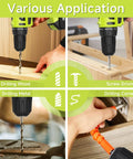 Rock Solid Go Getter 20V Cordless Drill Driver With Two Rechargeable Batteries 30 Nm Torque And 21 Plus One Settings for wood, metal drilling and screw driving.