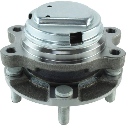 Top Shelf Heavy Duty Front Wheel Bearing And Hub Assembly For Infiniti M56 2011 2013 showing robust metal design and seal.