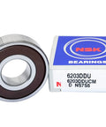 Get Ready to Work with These Bad Boy 6203 Deep Groove Ball Bearings Measuring 17x40x12mm Featuring 2RS DDU VV double shields in box.
