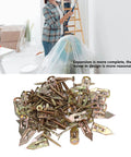 40 Pack Self Drilling Drywall Anchors With Screws Kit Carbon Steel Expansion Anchors Toggle Bolts for home projects
