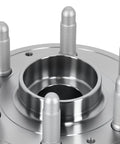 Precision Forged Front Wheel Hub Bearing Assembly 6 Lug 3 Bolt Triangular Flange With Abs Sensor close-up showing the heavy duty steel construction.