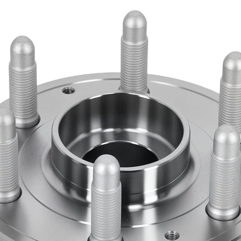 Precision Forged Front Wheel Hub Bearing Assembly 6 Lug 3 Bolt Triangular Flange With Abs Sensor close-up showing the heavy duty steel construction.