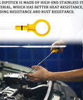 Oil Dip Stick For Quick Engine Oil Level Check With Easy Pull Ring Stainless Steel Replacement Gauge fits Ford Explorer