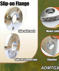 4 Inch Carbon Steel Slip On Flange With Neck Forged A105 Raised Face Class 150 ASME B16 5 2020 Weld On Pipe Fittings