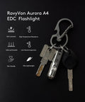 Super Bright Titanium Keychain Flashlight Six Hundred Fifty Lumens Usb C Rechargeable Edc Mini Pocket Torch on key ring