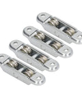 Heavy Duty Stainless Steel Sliding Window Door Roller Kit with Dead Easy Install Double Wheels, four pulleys for smooth glide.