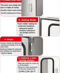Beat The Weather Heavy Duty Wall Mount EV Charger Enclosure features a premium door lock and clear viewing window.