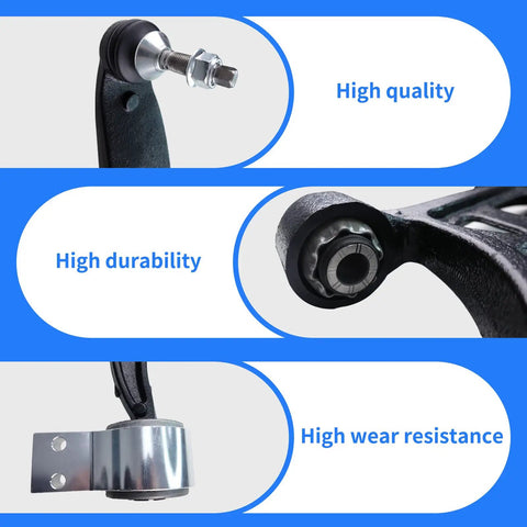 Replacement Suspension Kit for 2011-2017 Ford Explorer and Police Interceptor Struts Shocks Set showing high-quality control arm components.