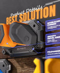 Badass Ski And Snowboard Wall Rack Provides No Sweat Garage Storage With Slip Resistant Rubber Pads That Keep Your Boards Secure And Damage Free Install For Ultimate Winter Gear Organization, featuring smooth swivel arms.