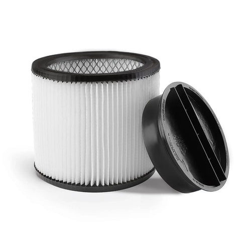 Replacement Cartridge Filter For 5 Gallon And Up Dry Vacuums, Fits Most Dry Vacuums For Home, Shop, And Garage Use