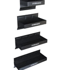 Magnetic Non Marring Tool And Parts Storage Trays For Rolling Toolboxes Durable Steel 4-Piece Set With 12 10 8 And 6 Inch Trays