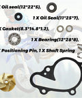 Hardcore Water Pump Repair Kit Plug And Play Impeller Gasket Bearing Oil Seal Drop In Fix For Yamaha Yz125 Dirtbike 1998 To 2002 components.