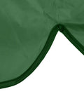 Outdoor Patio Swing Cover With 210D Silver Coated Oxford Fabric, close-up of durable dark green material.