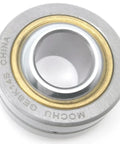 Rugged Gebk14s Radial Shaft Spherical Plain Bearing Metric 14Mm Id 34Mm Od 19Mm X 13.5Mm Width With Lubrication Grooves close-up view