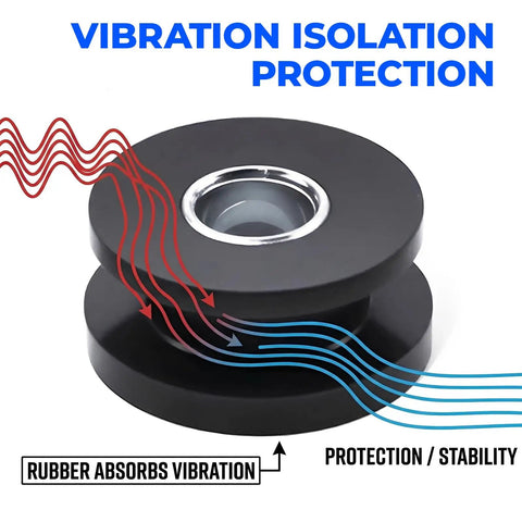 M8 Rubber Grommet Kit With Steel Core, Ten Piece Reinforced Bushing Set For Bike Fairings, Marine Glass, Auto Panels, And Heavy Duty Vibration Damping. Rubber grommet absorbs vibration in black.