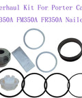 Overhaul Kit 910450 for FC350A FM350A FR350A Nailer with parts and seals shown on white background.